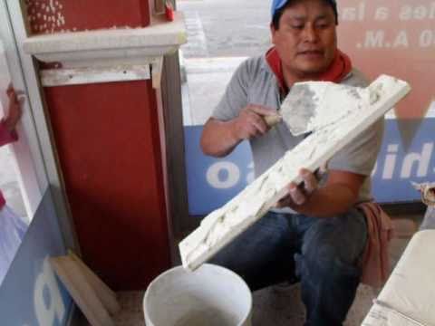 Instalacion de Molduras de Concreto Celular Aligerado