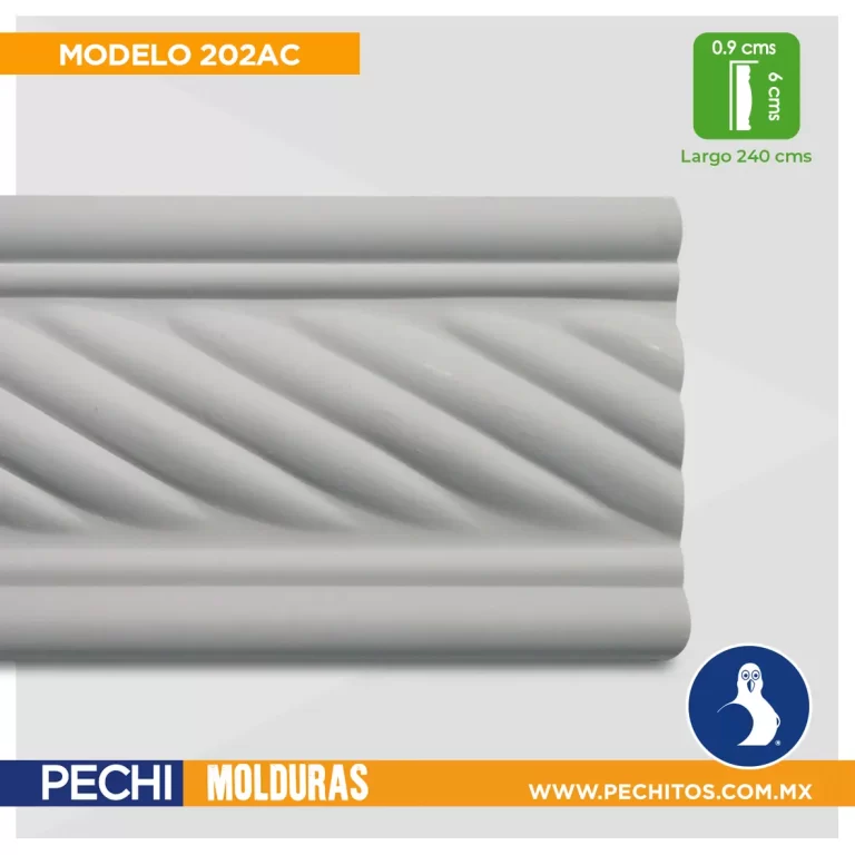 moldura para interior 202AC – Molduras de yeso