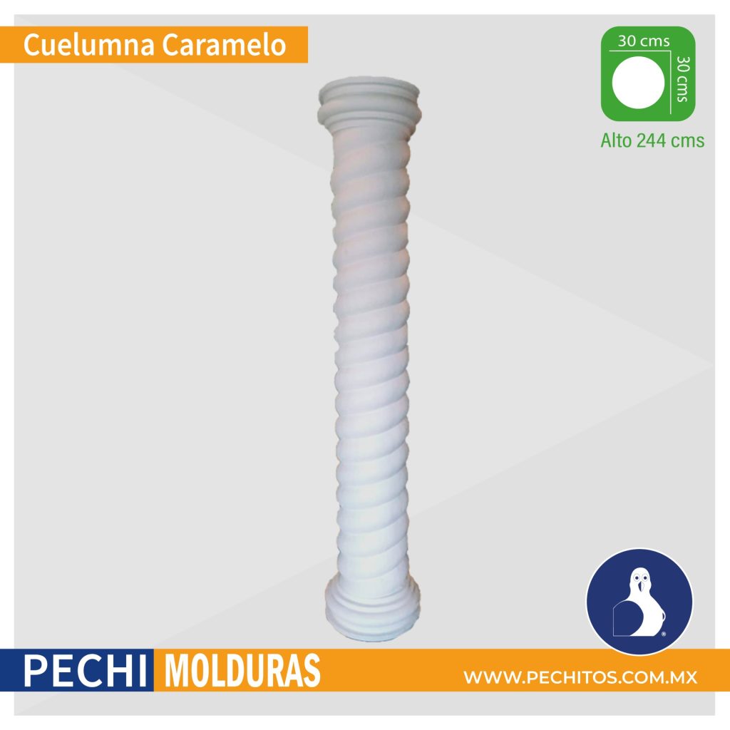 columna para colar modelo caramelo