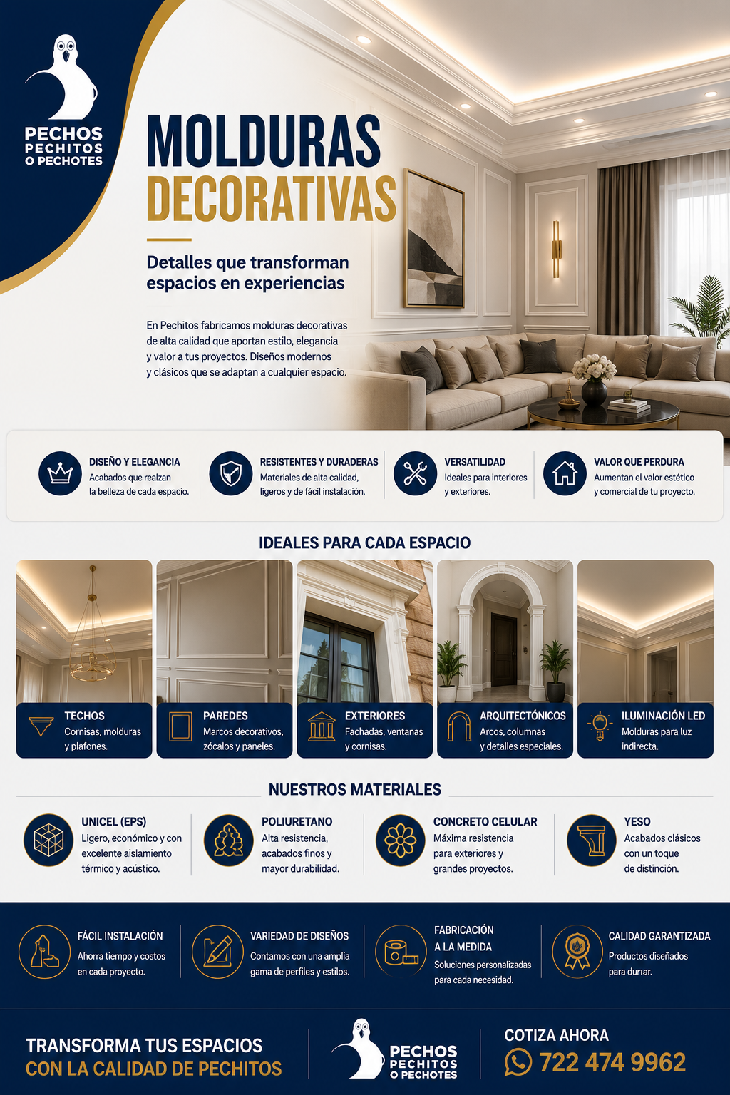 Molduras decorativas
